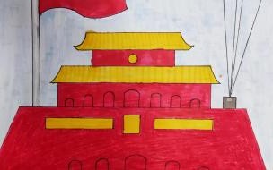 亲子国庆节手抄报通知家长怎么发 欢度国庆节手抄报图片